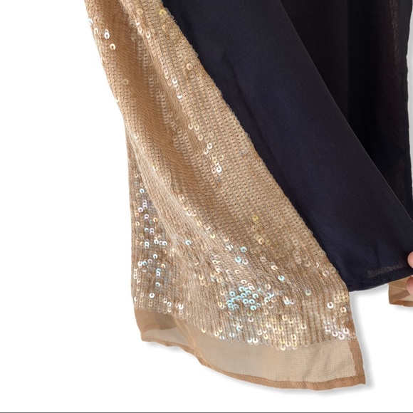 AllSaints • Madison Sequin Vest Tank Ink/Dusk - Picture 5 of 10